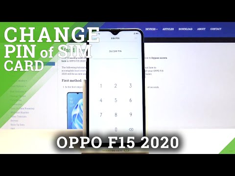 How to Activate SIM Card Protection – SIM PIN on OPPO F15 2020