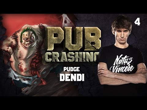 Pubs Crashing: Dendi on Pudge vol.4