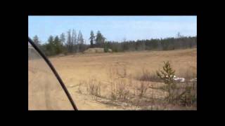 preview picture of video 'Quadding Near Smoky Lake, Alberta (Northeast of Edmonton) Apr '11 [HD] By David Cure-Hryciuk'