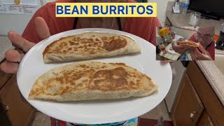 Homemade Bean Burritos.  #beanburritos #burritos #budgetingtips 