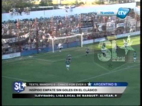 Textil Mandiyu 0 vs Chaco For Ever 0   ARGENTINO B