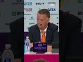 LOUIS VAN GAAL lijnrecht tegenover KRITISCHE journalist ?? #shorts