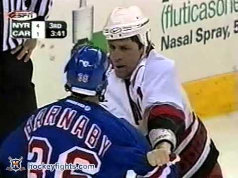 Matt Barnaby vs Rod Brind'Amour Oct 9, 2002