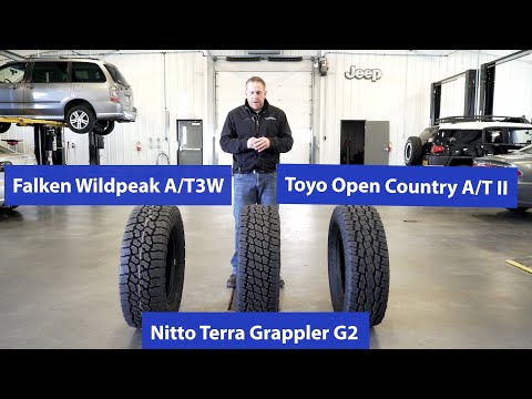 AT Tire Comparison Nitto Terra Grappler G2 vs Toyo Open Country ATII vs Falken Wildpeak AT3W