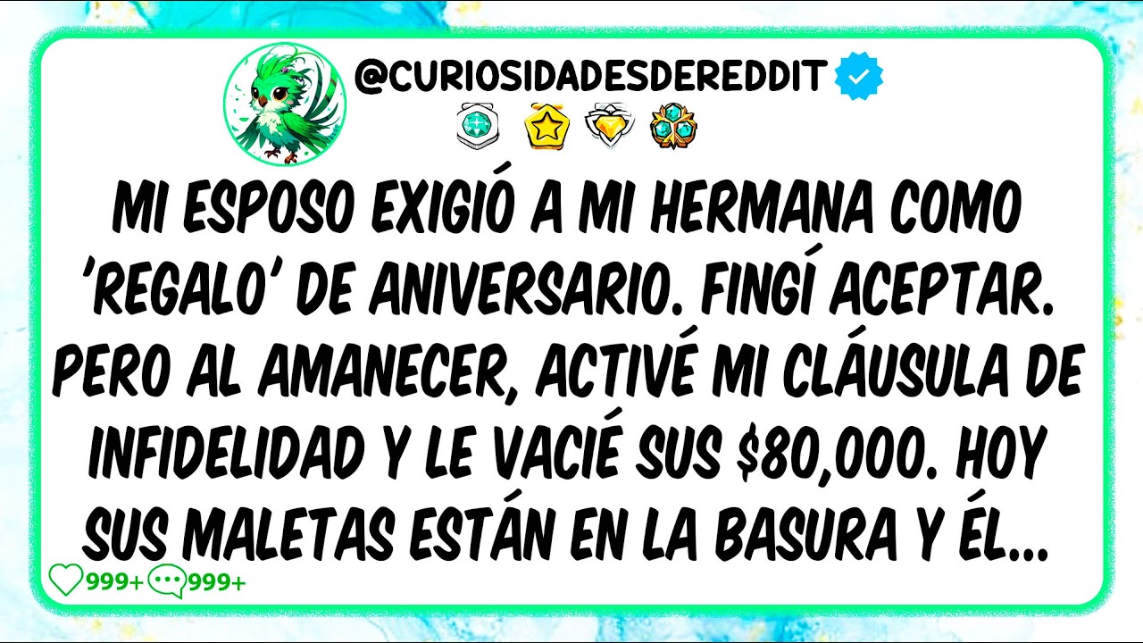 Mi ESPOSO exigió a MI HERMANA como 'REGALO' de aniversario. Fingí ACEPTAR. Pero al amanecer, activé