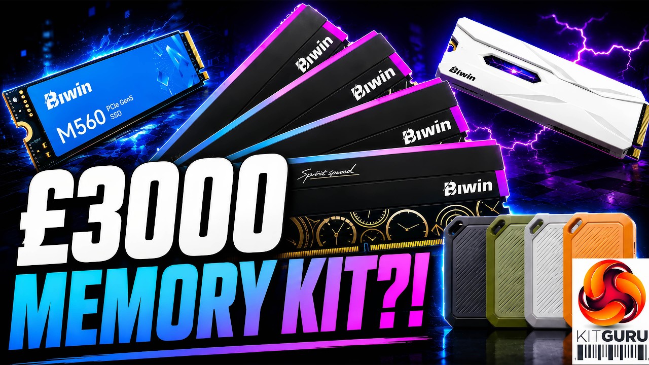 Biwin’s Crazy Liquid Cooled Memory | Computex 2026