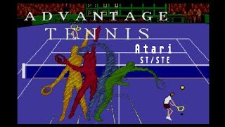 Advantage Tennis - Atari ST (1991)
