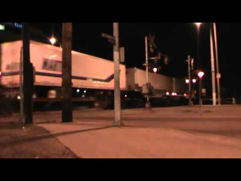 UP 8711 Blows by CP Sheldon with the Brooklyn.. 1-29-13..