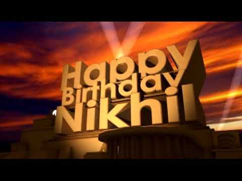 Happy Birthday Nikhil