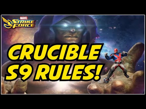 Cosmic Crucible Season 9 Rules Reveal | Illuminati Too Good For A Global Rule? | Marvel Strike Force