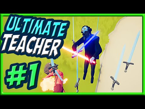 Ultimate Teacher vs Every Faction #1 - TABS Bug DLC Mods Gameplay