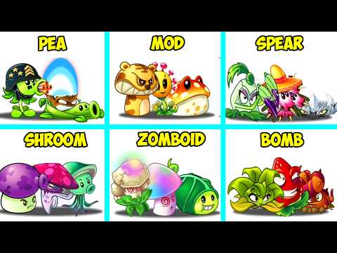 Random 16 Team 3 Plants Battlez - Who Will Win? - PvZ 2 Team Plant vs Team Plant