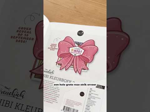 COVER REVEAL van mijn nieuwste CHIBI KLEURBOEK🩷😍