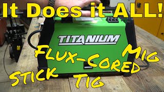 A Quick Unboxing and Review of the Harbor Freight Titanium Unlimited 140 Multiprocess Welder, 120V