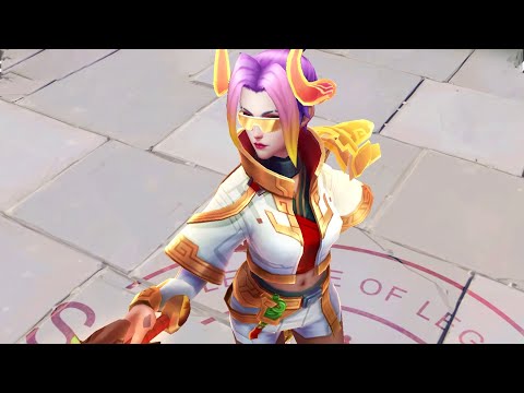 Prestige Lunar Beast Fiora Skin - Detailed Spotlight