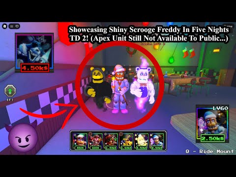 How To Get The New FROZEN KING FOXY Apex Unit In Five Nights TD 2! Spoiler Alert: You Can't Yet...