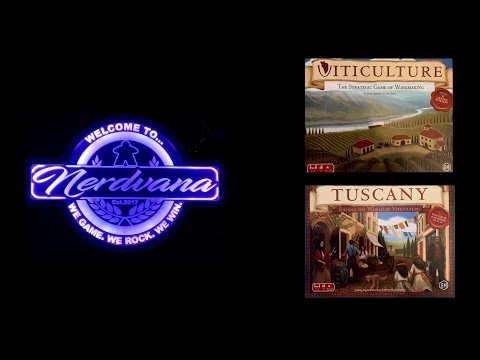 Viticulture and Tuscany Kickstarter Crate Edition - Legends of Nerdvana Review