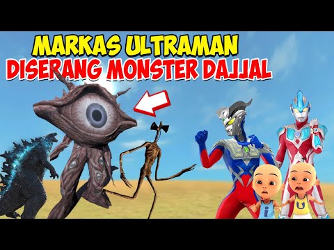 ULTRAMAN ZERO DAN GINGA KAGET DISERANG MONSTER DAJJAL, UPIN IPIN TAKUT - GTA lucu