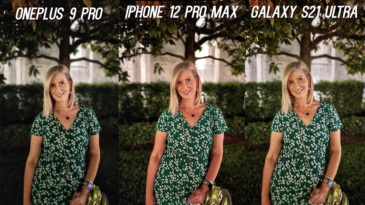 OnePlus 9 Pro vs iPhone 12 Pro Max vs Galaxy S21 Ultra Camera Test Comparison