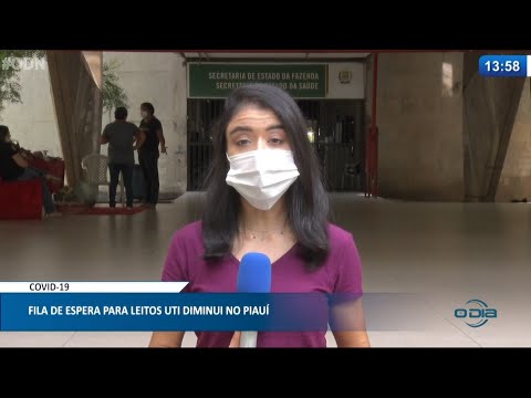 Fila de espera para leitos UTI diminui no Piauí 06 05 2021