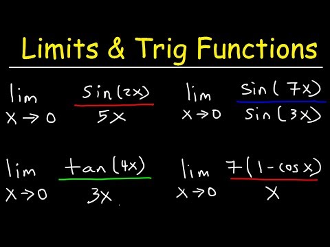 Limits of Trigonometric Functions