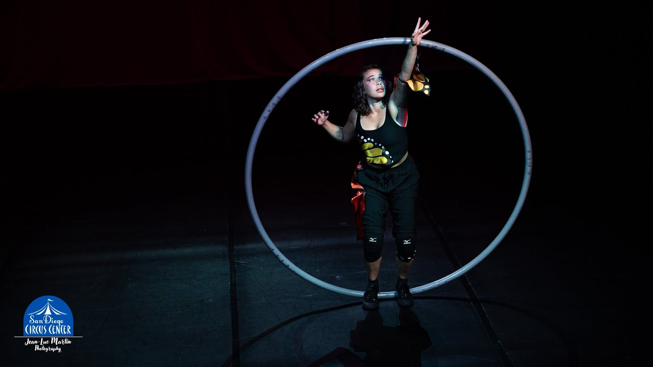 Promotional video thumbnail 1 for She's a Storyteller - Cyr Wheel / Stilt Walker