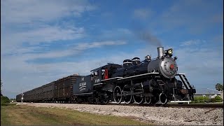 U.S.Sugar (ex-FEC) #148 Steam at Clewiston, Florida - October 1, 2020