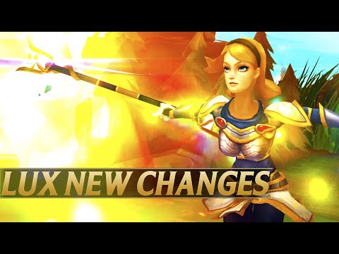 LUX NEW PASSIVE, Q & E CHANGES - League of Legends