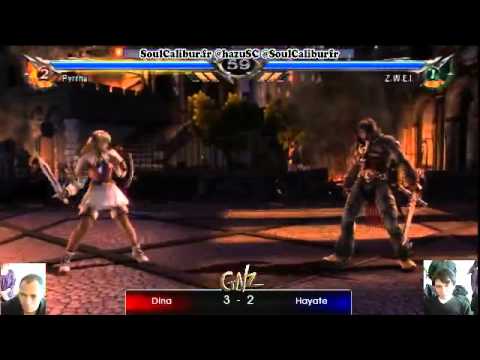 Soulcalibur V - Don King Tournament Hayate VS Dina (2/2)