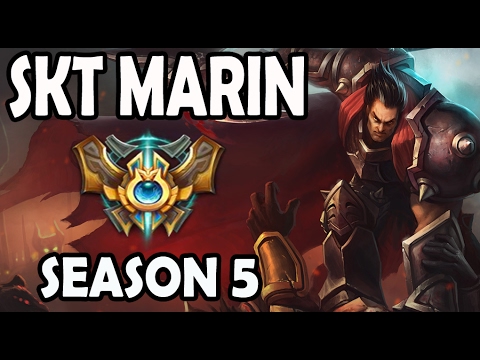 SKT T1 MaRin Darius vs Fiora TOP Ranked Challenger Korea