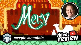 Merv: The Heart of the Silk Road - How to Play & Review - Boardgame Brody