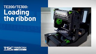 TSC TE200/TE300: Loading the ribbon