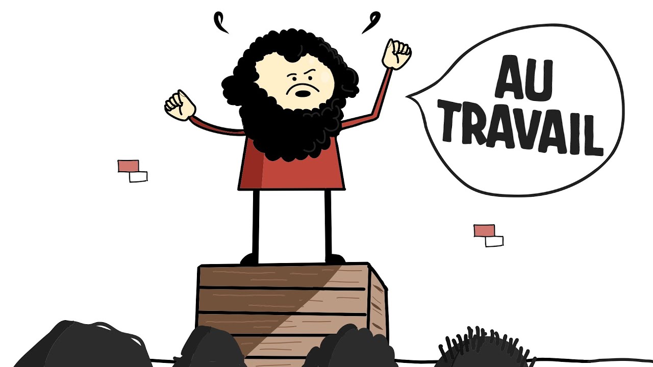 Karl Marx - 3 MINUTES pour comprendre sa PHILOSOPHIE du travail.