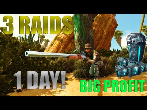 3 RAIDS IN 1 DAY! MASSIVE PROFIT - Official Arkpoc PvP