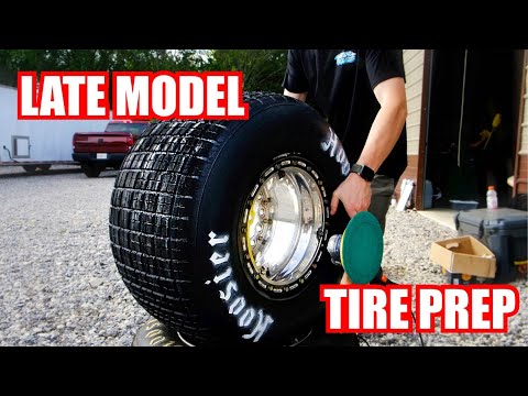 Late Model Tire prep with Mike before Carolina !