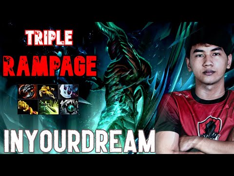 Dota2 TOP 1 IMMORTAL RANK inYourdreaM Carry Terrorblade Triple Rampage !! SEA Server