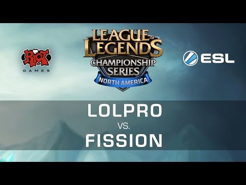 Team LolPro vs. Fission eSports - R1 - NA LCS Expansion - League of Legends