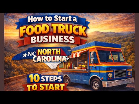 How to Start a Food truck Business in North Carolina ( 10 STEPS TO START )