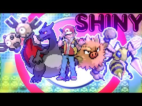 Beating Pokémon Fire Red using only Shiny Pokémon (Shiny Hunt)