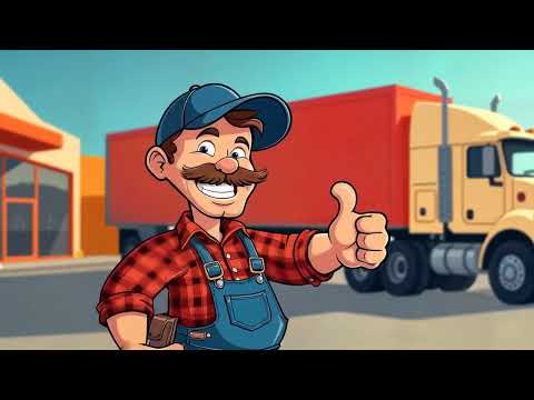 Truck driver frustrated of Driving Empty