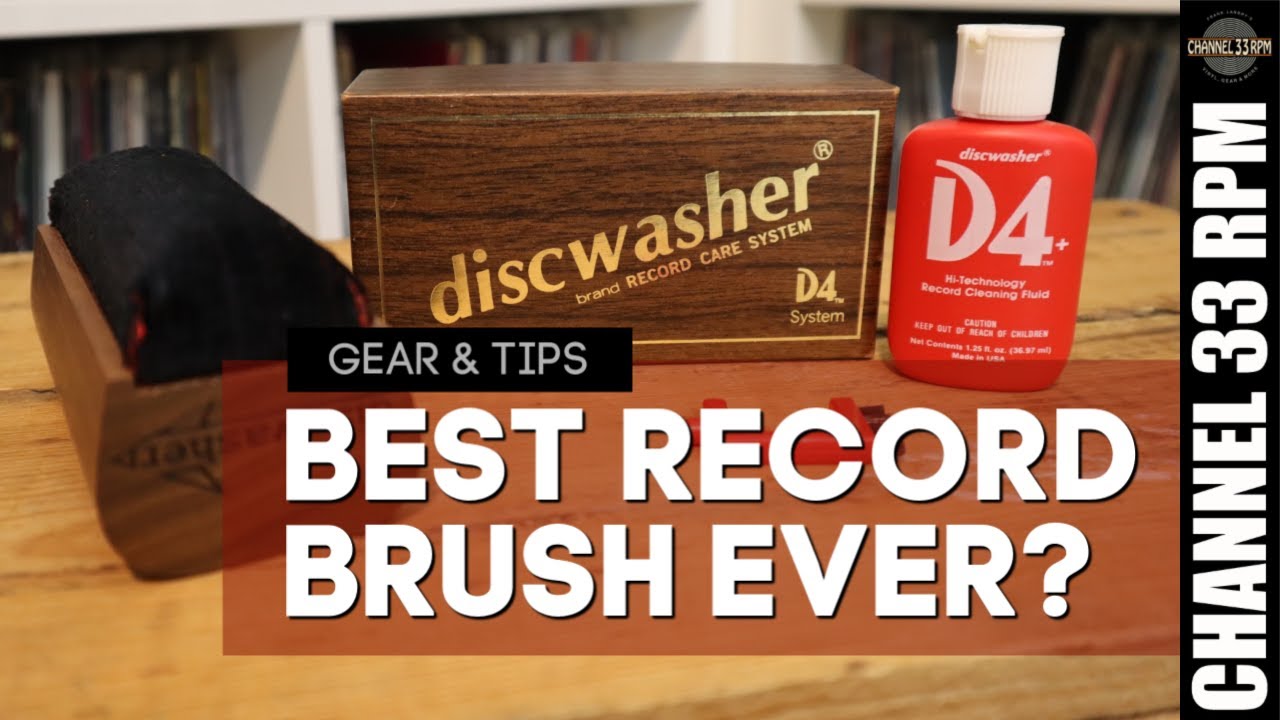 The best record cleaning brush ever made | ORIGINAL DISCWASHER D4 REVISITED