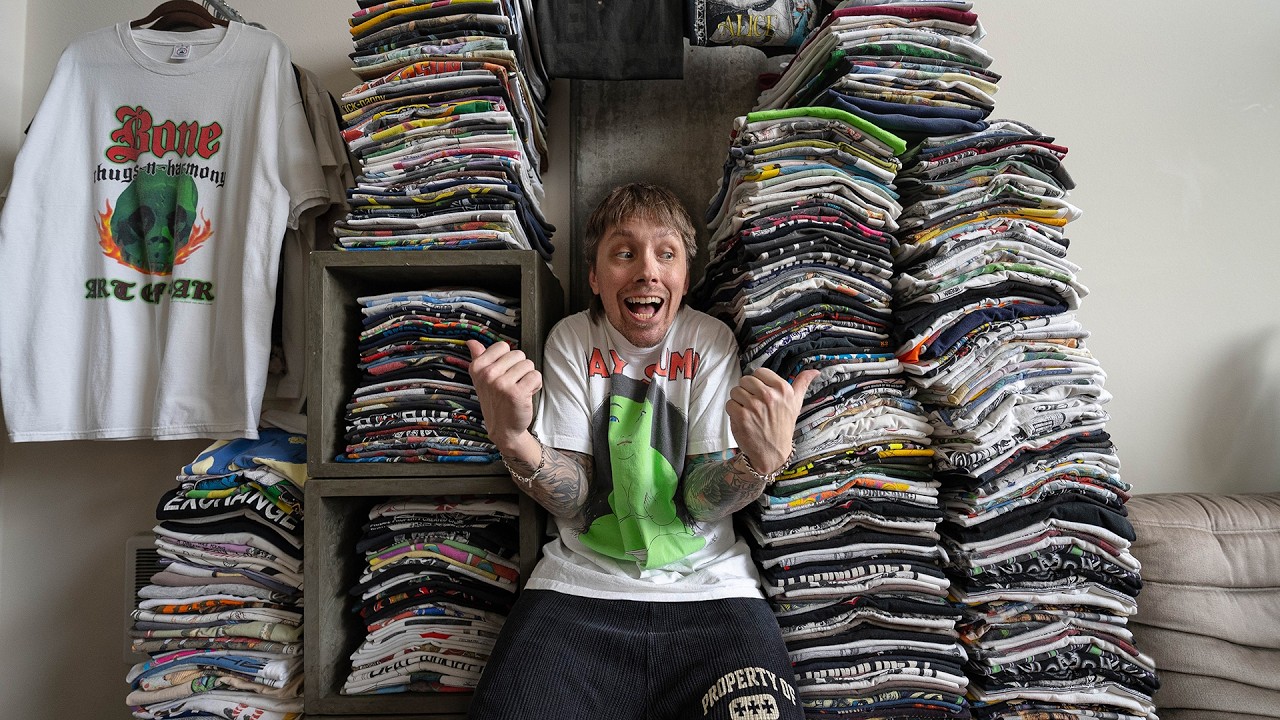 My Entire $100,000 Vintage T-Shirt Collection!