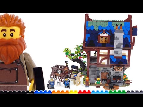 🔄 LEGO Ideas 2021 Medieval Blacksmith review! 21325 re upload