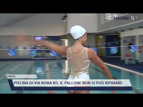 2021-11-03 PRATO - PISCINA DI VIA ROMA KO, IL PALLONE NON SI PUÒ RIPARARE
