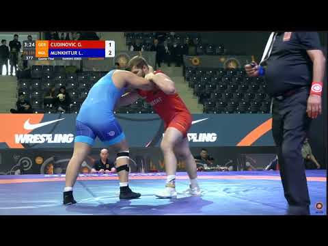 L.Munkhtur (MGL) vs G.Gudinovic(GER) 125kg Istanbul 2022