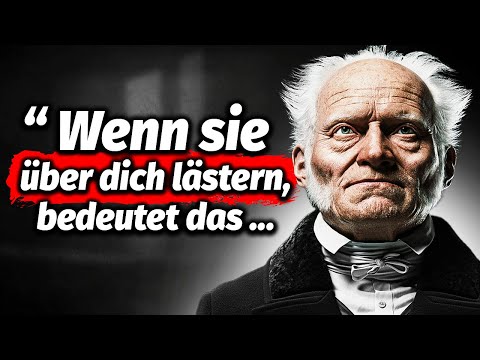 Arthur Schopenhauer verbotene Zitate & Weisheiten, die Männer ZU SPÄT lernen