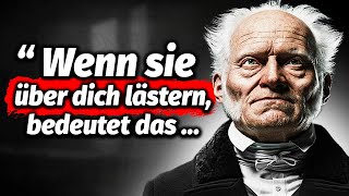 Arthur Schopenhauer verbotene Zitate & Weisheiten, die Männer ZU SPÄT lernen