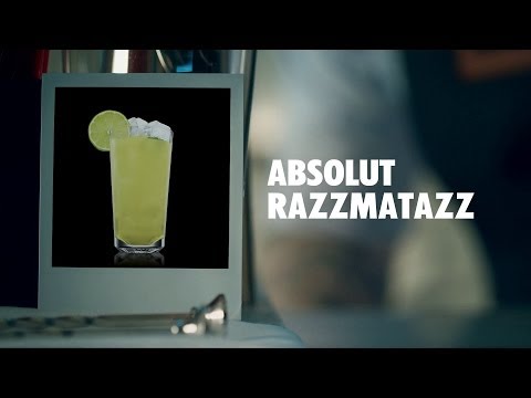 ABSOLUT RAZZMATAZZ DRINK RECIPE - HOW TO MIX