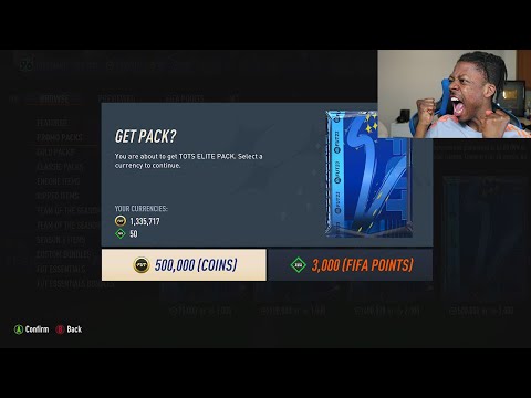 I OPENED THE 500K TOTS ELITE PACK & I GOT THIS....