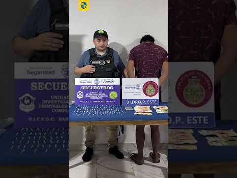 Alderetes: Fue atrapado con más de 100 bochitas de pasta base